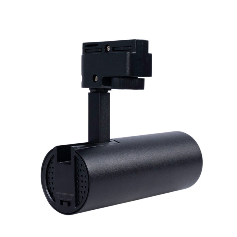 CCT LED 1-phase track spotlight - 10W - CRI 90 - KGP Driver - Black