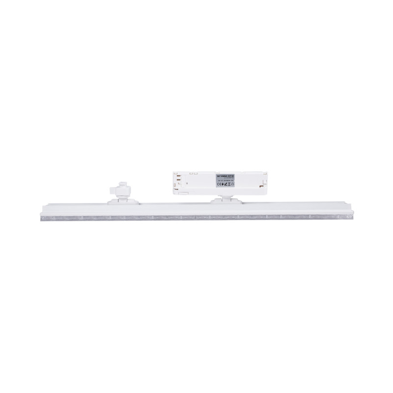 Linear adjustable LED spotlight for 3-phase track - 20W - CCT - CRI90 - KGP Driver - Black