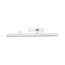 Linear adjustable LED spotlight for 3-phase track - 20W - CCT - CRI90 - KGP Driver - Black