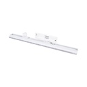 Linear adjustable LED spotlight for 3-phase track - 20W - CCT - CRI90 - KGP Driver - Black