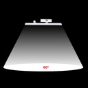 Linear adjustable LED spotlight for 3-phase track - 20W - CCT - CRI90 - KGP Driver - Black
