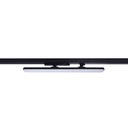 Linear adjustable LED spotlight for 3-phase track - 20W - CCT - CRI90 - KGP Driver - Black