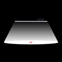 Linear adjustable LED spotlight for 3-phase track - 40W - CCT - CRI90 - KGP Driver - White