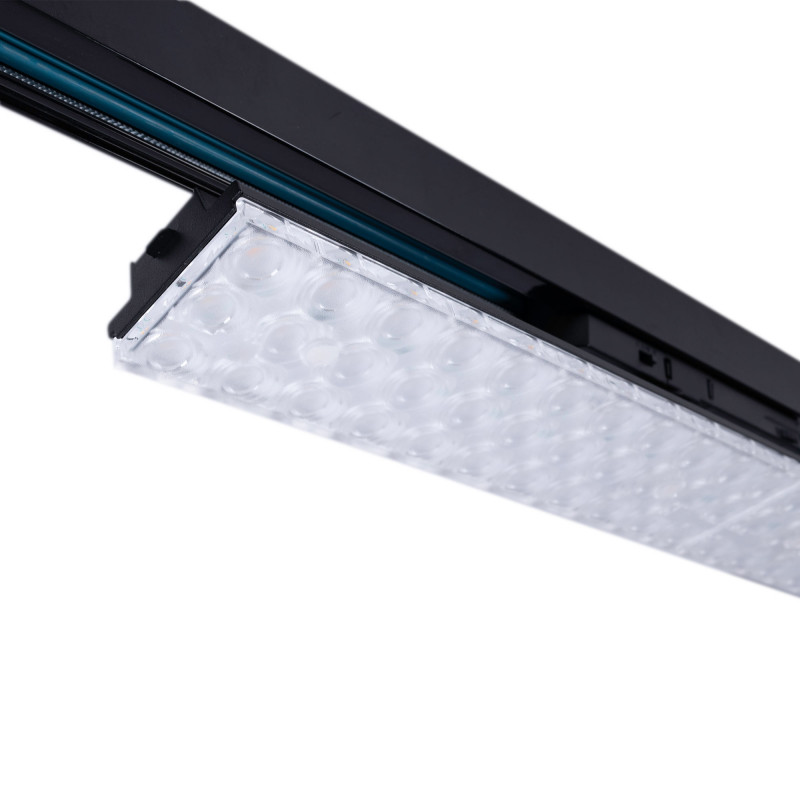 Linear adjustable LED spotlight for 3-phase track - 40W - CCT - CRI90 - KGP Driver - White