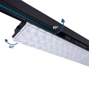 Linear adjustable LED spotlight for 3-phase track - 40W - CCT - CRI90 - KGP Driver - White