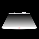 Linear adjustable LED spotlight for 3-phase track - 40W - CCT - CRI90 - KGP Driver - White