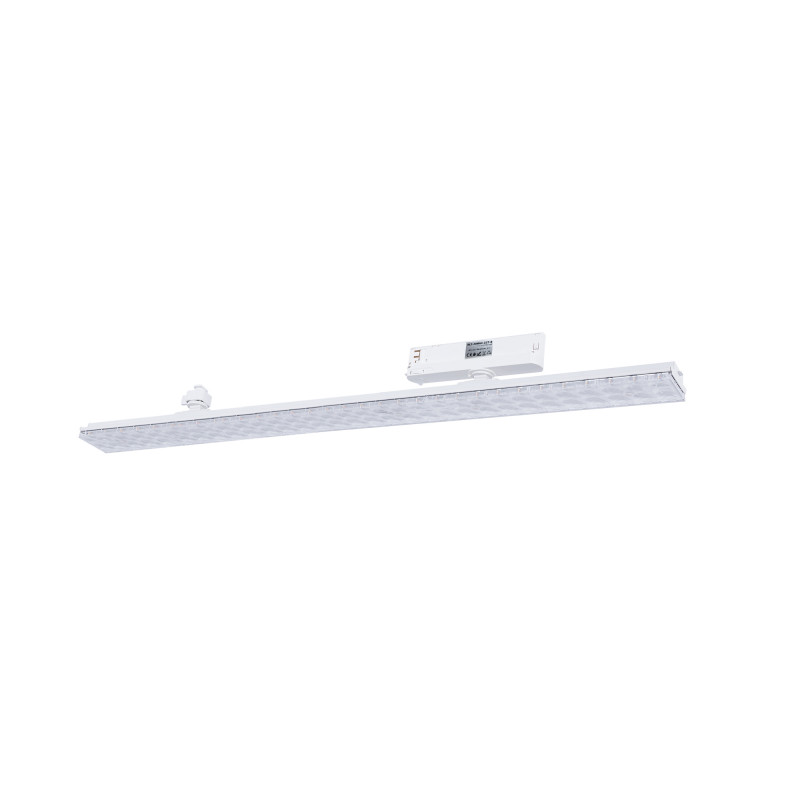 Linear adjustable LED spotlight for 3-phase track - 40W - CCT - CRI90 - KGP Driver - White