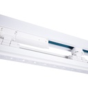 Linear adjustable LED spotlight for 3-phase track - 40W - CCT - CRI90 - KGP Driver - White