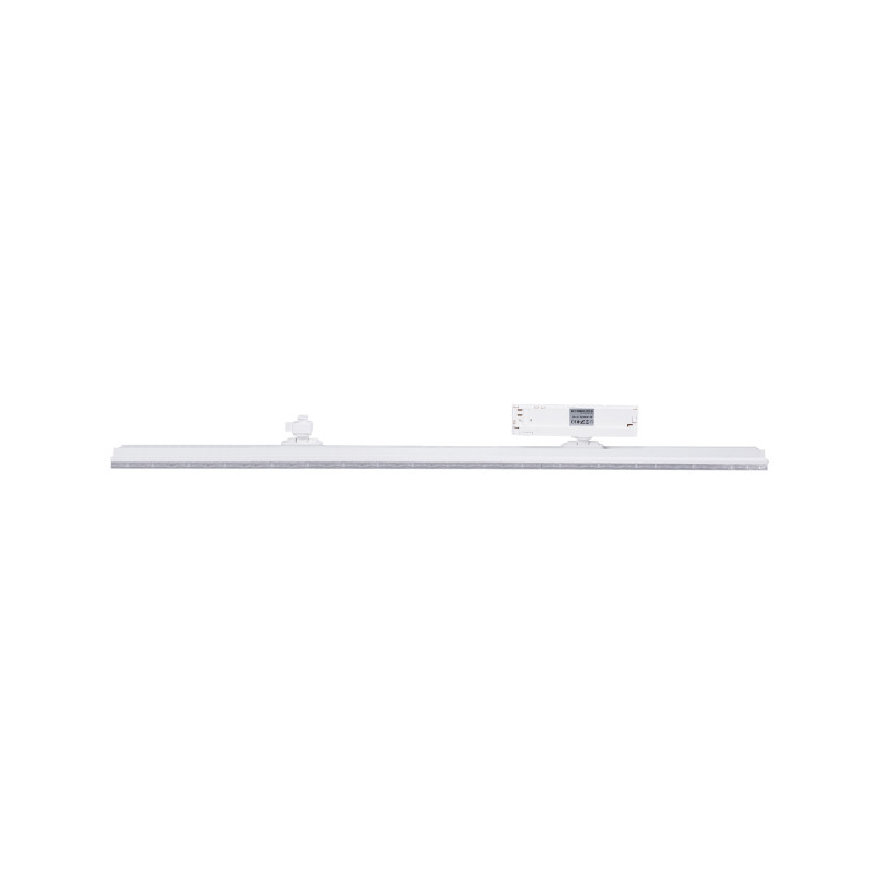 Linear adjustable LED spotlight for 3-phase track - 40W - CCT - CRI90 - KGP Driver - White