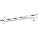 Linear adjustable LED spotlight for 3-phase track - 40W - CCT - CRI90 - KGP Driver - White