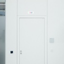 KIT self-adhesive pictogram "Toilet" + Permanent emergency light