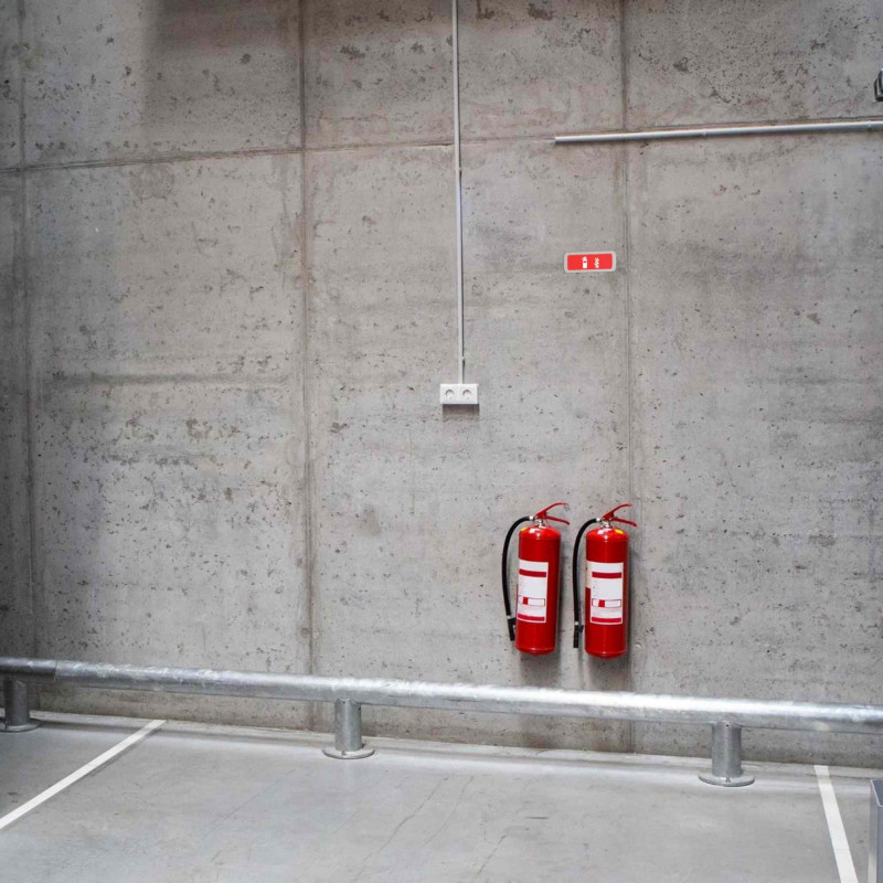 KIT Self-adhesive pictogram "Fire extinguisher" + 3W Emergency light