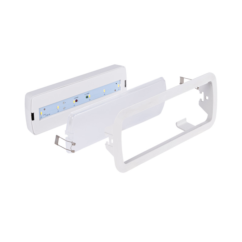 KIT Self-adhesive pictogram "Down arrow" + 3W Emergency light