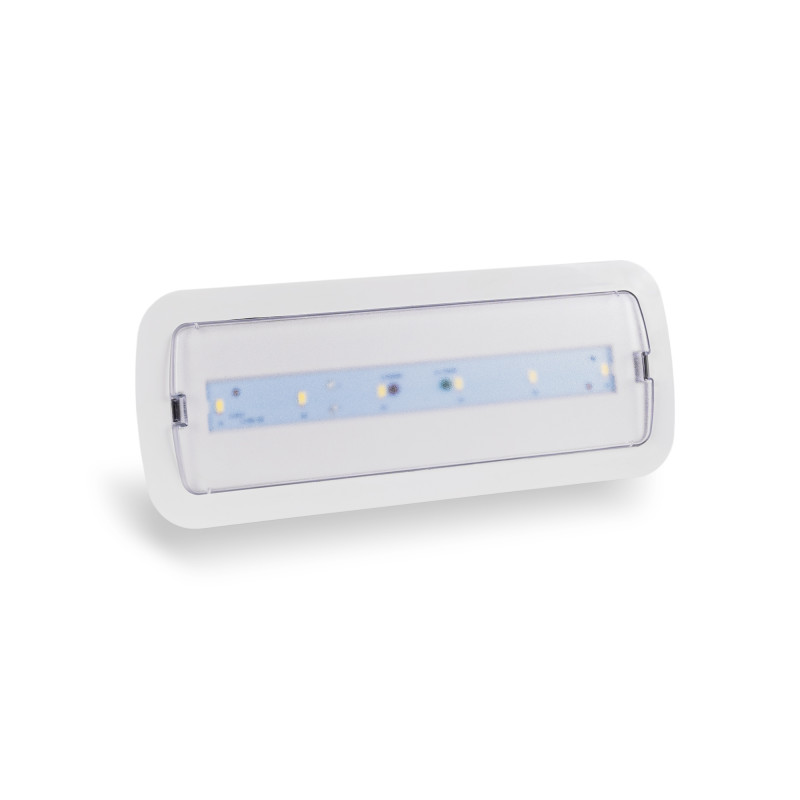 KIT Self-adhesive pictogram "Down arrow" + 3W Emergency light