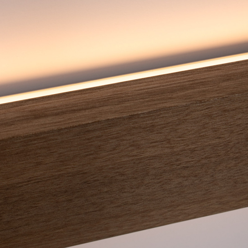 Wooden linear wall light "Wooden" - 26W - 100cm - Driver Philips