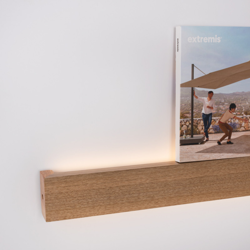 Wooden linear wall light "Wooden" - 26W - 100cm - Driver Philips
