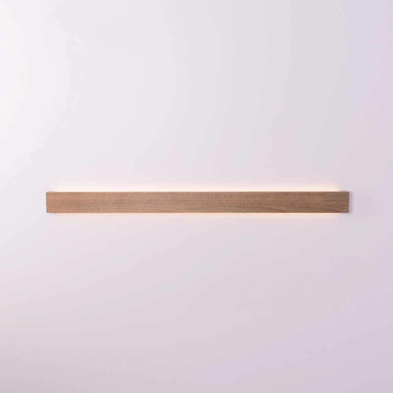 Wooden linear wall light "Wooden" - 26W - 100cm - Driver Philips