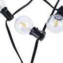 Solar string lights - 25 E10 LED Filament Bulbs - IP44 - 9.2 meters