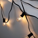 Solar string lights - 25 E10 LED Filament Bulbs - IP44 - 9.2 meters