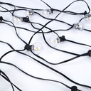 Solar string lights - 25 E10 LED Filament Bulbs - IP44 - 9.2 meters