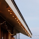 Solar string lights - 25 E10 LED Filament Bulbs - IP44 - 9.2 meters