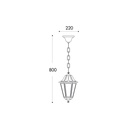 FUMAGALLI SICHEM/ANNA E27 IP55 lantern pendant lamp
