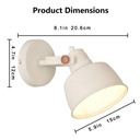 KUKKA" modern adjustable interior wall light with E14 bulb