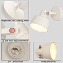 KUKKA" modern adjustable interior wall light with E14 bulb