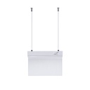 Hanging permanent emergency light with "Side arrow" pictogram