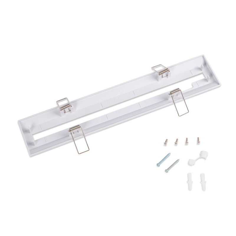 Recessed permanent emergency light with "Up arrow" pictogram