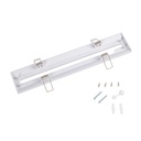 Recessed permanent emergency light with "Up arrow" pictogram
