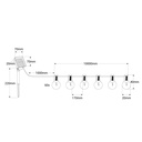 Solar string lights "Fairy Light" - IP44 - 11 meters