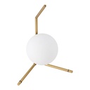 Crystal ball table lamp "OCTO" - E27 - Ø 15cm