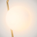Crystal ball table lamp "OCTO" - E27 - Ø 15cm