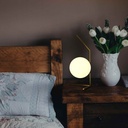 Crystal ball table lamp "OCTO" - E27 - Ø 15cm