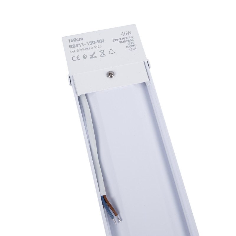 High-power LED linear luminaire - 45W - 150cm - 4000K - IP20