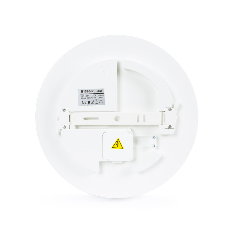 Tri-proof CCT LED ceiling light with motion sensor - 24W - Ø28cm - IP65