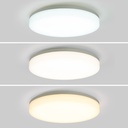 Tri-proof CCT LED ceiling light with motion sensor - 24W - Ø28cm - IP65