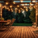 Outdoor string light 15 + 2m - 30 E12 G40 1W LED filament bulbs - IP44 - Warm White