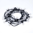 Outdoor string light 15 + 2m - 30 E12 G40 1W LED filament bulbs - IP44 - Warm White