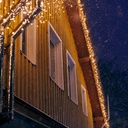 LED Curtain lights - 1.5m x 90cm - 100 lights - Cool white