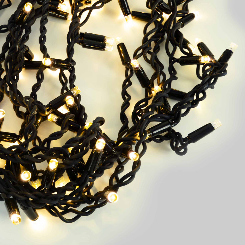 LED Curtain lights - 1.5m x 90cm - 100 lights - Cool white