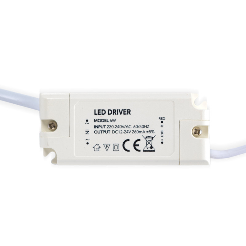Ultra slim LED Downlight 6W - CCT - Cut Ø 110mm - 3 colors