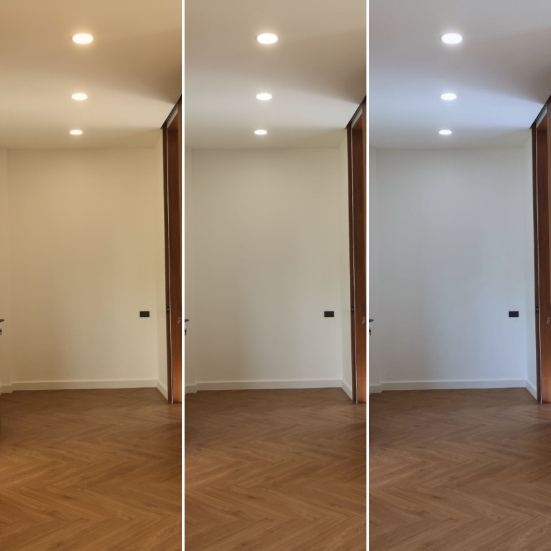 Ultra slim LED Downlight 12W - CCT - Cut Ø 155mm - 3 colors