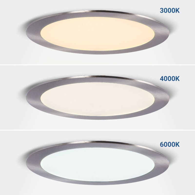 Ultra slim LED Downlight 18W - CCT - Cut Ø 208mm - 3 colors