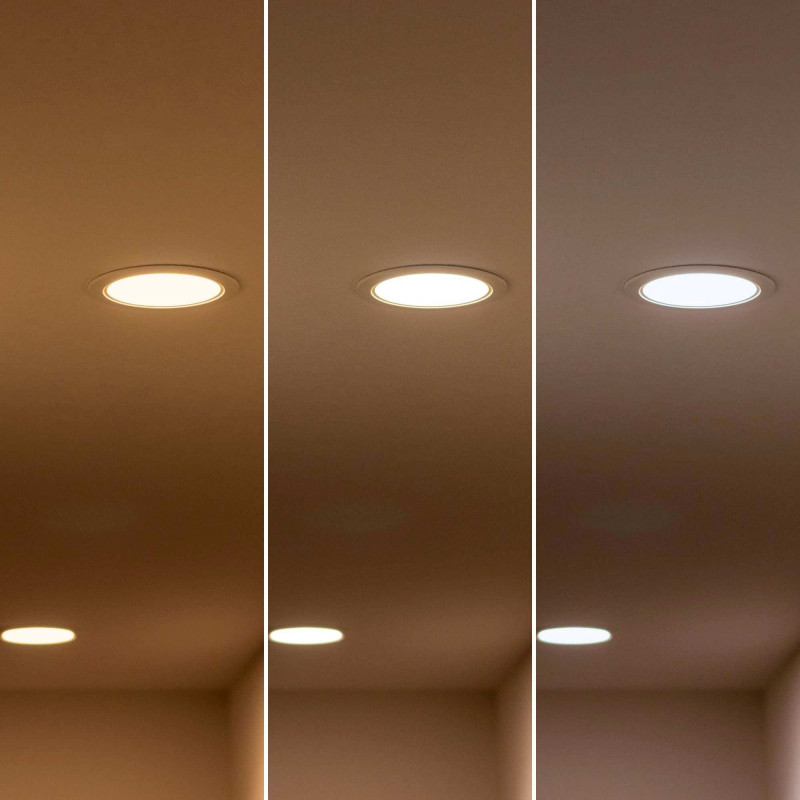 Ultra slim LED Downlight 18W - CCT - Cut Ø 208mm - 3 colors