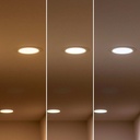 Ultra slim LED Downlight 18W - CCT - Cut Ø 208mm - 3 colors