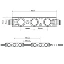 RGBWW LED module for signage - 0.96W - 12V - IP65 - 120º