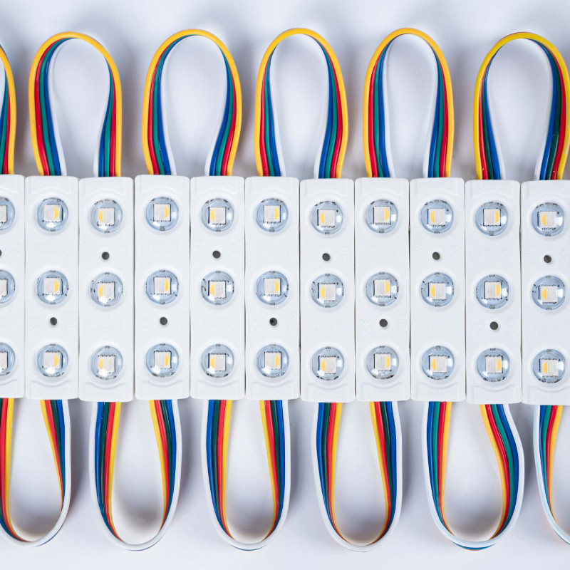 RGBWW LED module for signage - 0.96W - 12V - IP65 - 120º
