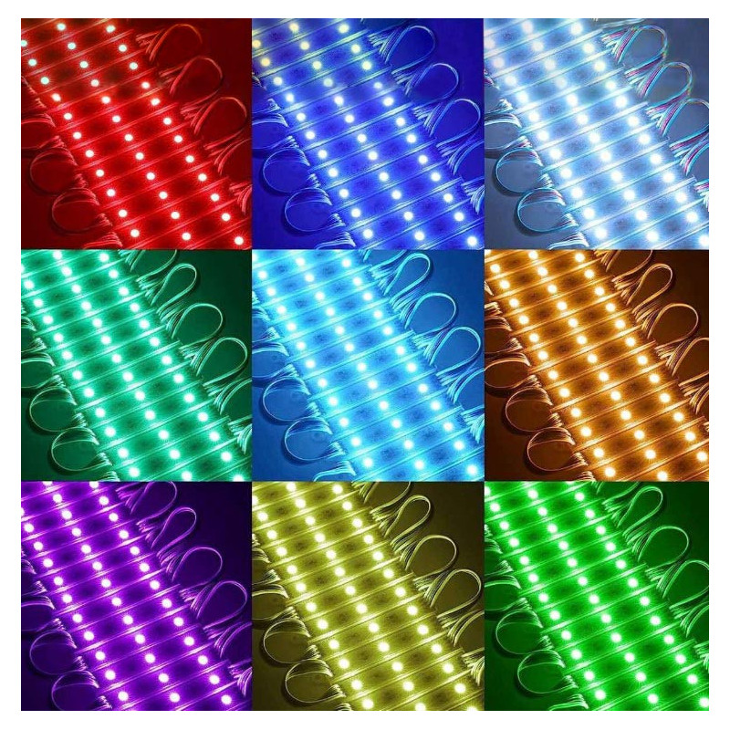 RGBWW LED module for signage - 0.96W - 12V - IP65 - 120º